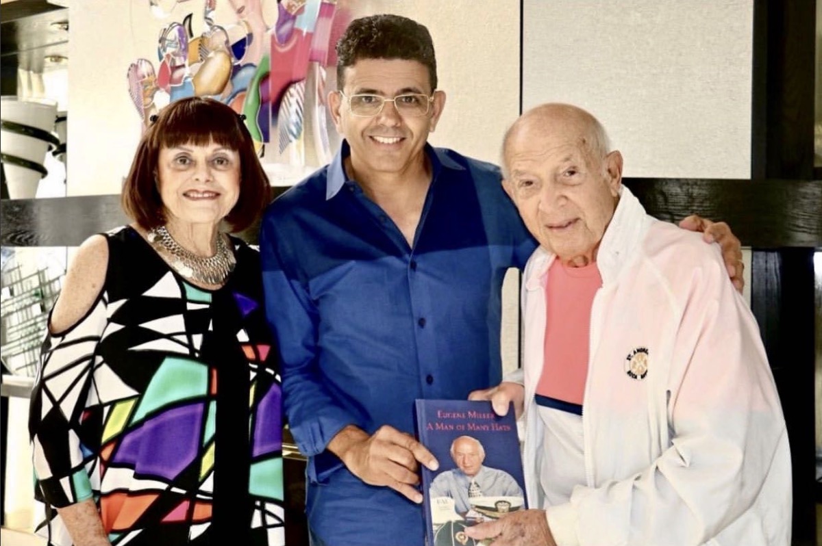 Jouberto com Dr. Eugene Miller e Thelma
